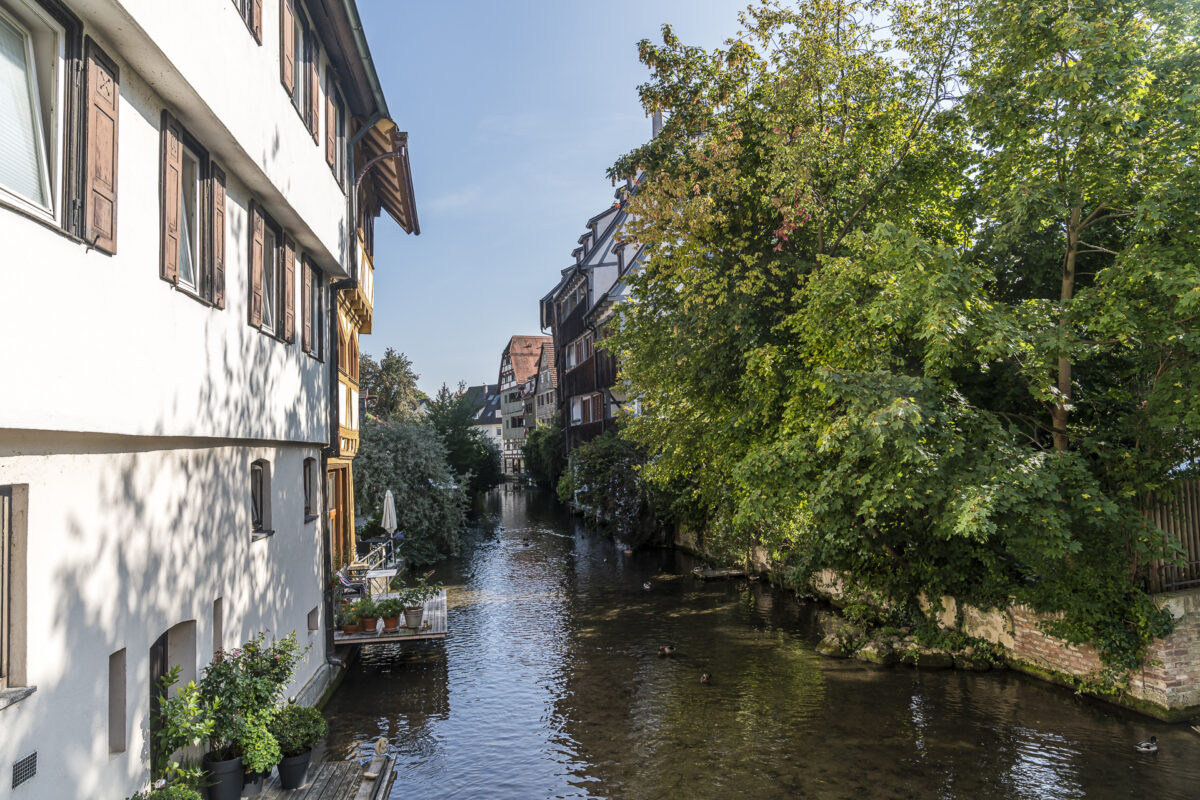 hübsche Orte in der Altstadt von Ulm