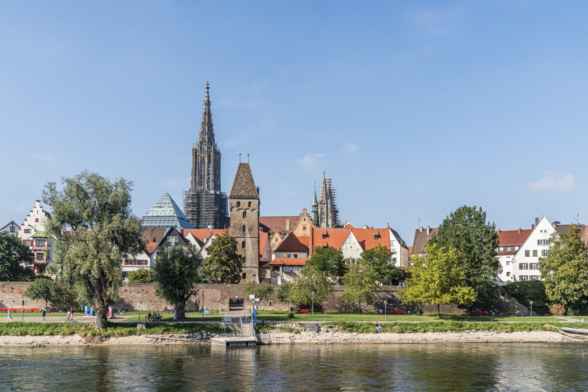 Blick von Neu-Ulm auf Ulm
