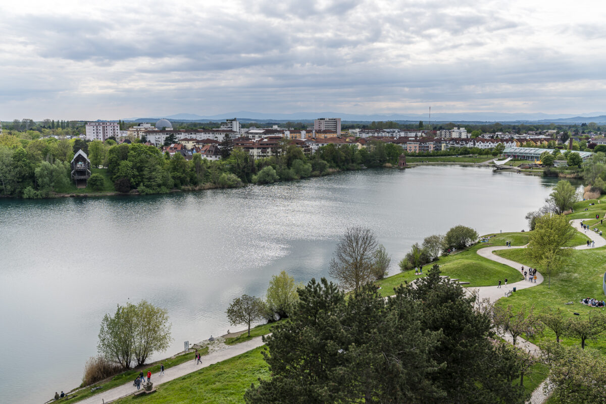 Aussicht Seepark Freiburg