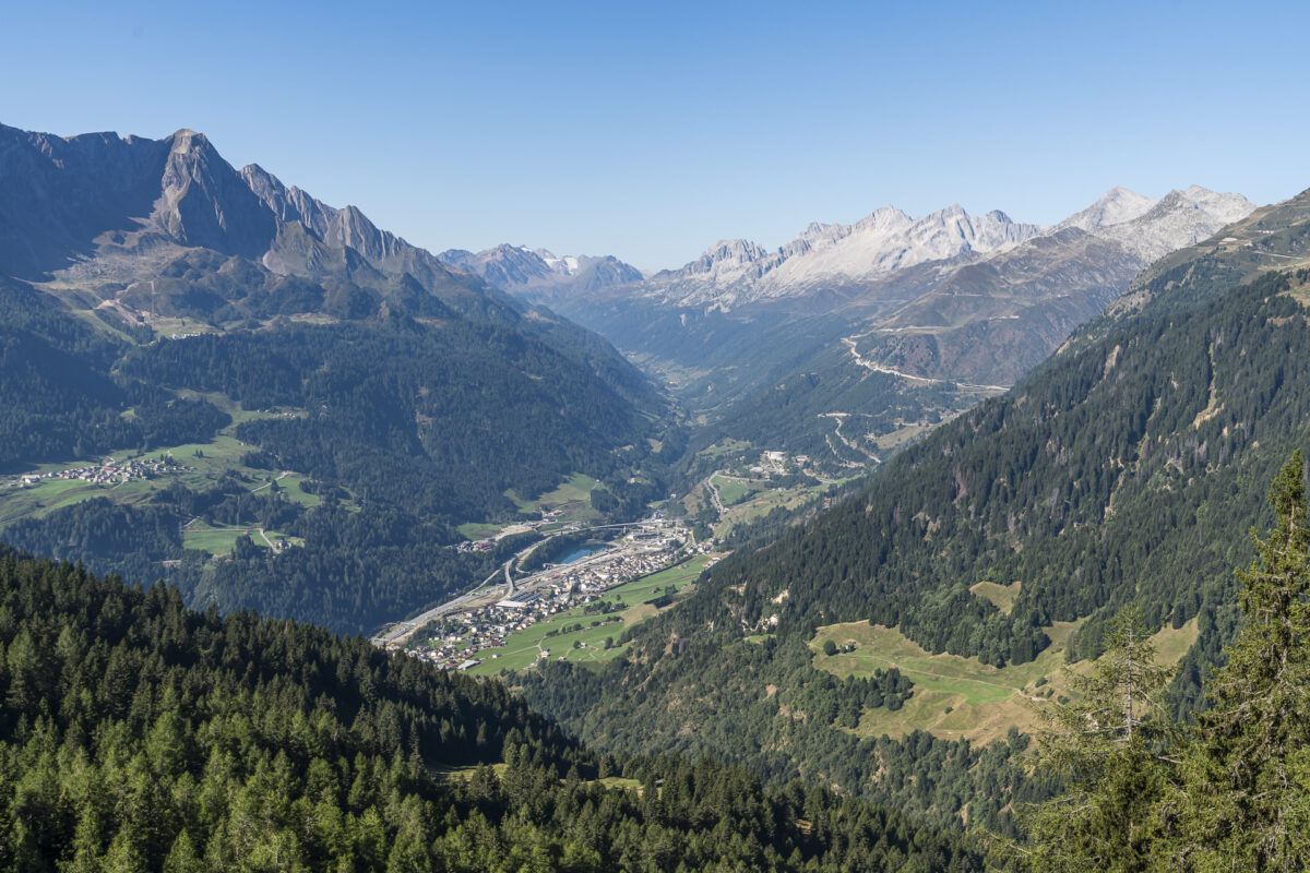 Blick auf Airolo