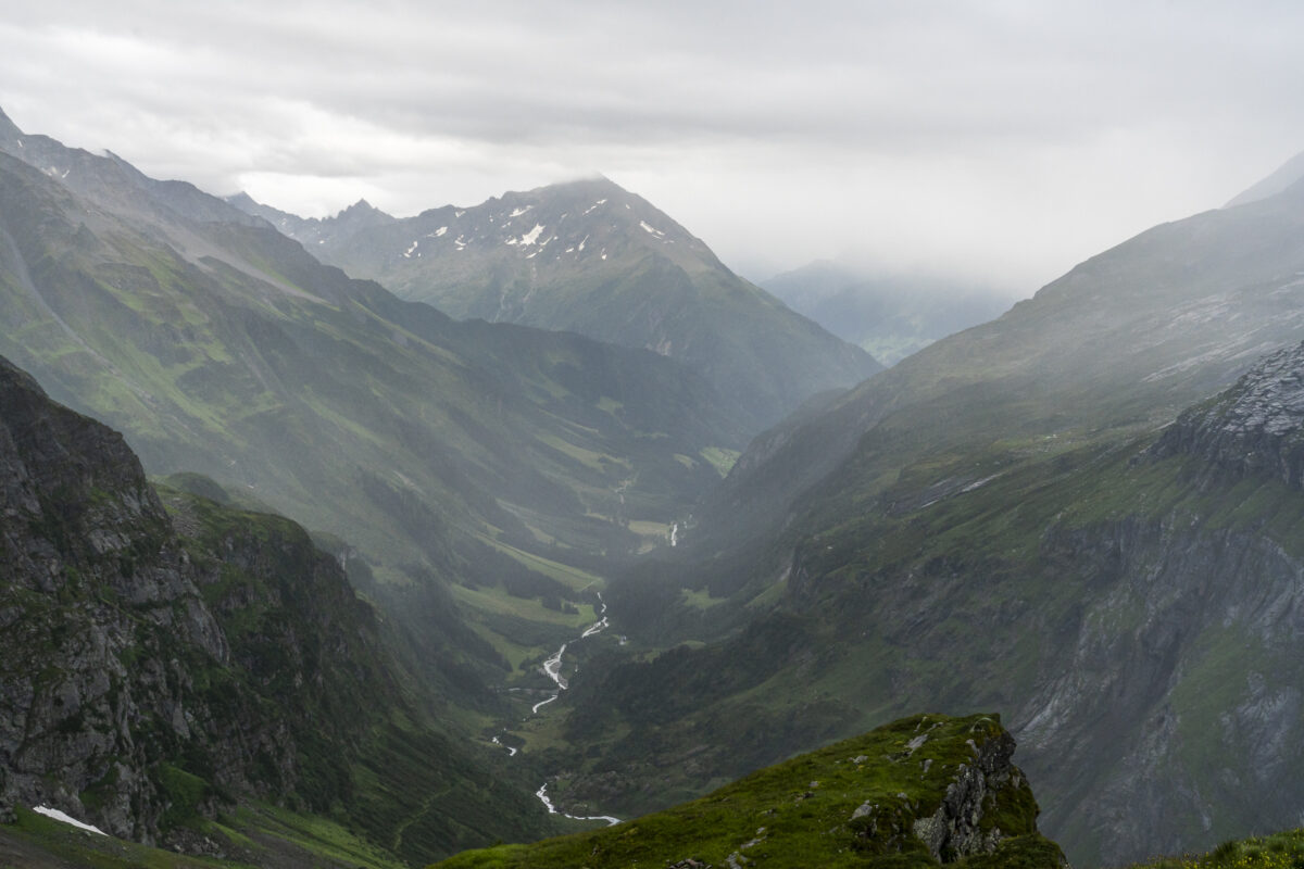 Aussicht aufs Maderanertal von der Hüfihütte