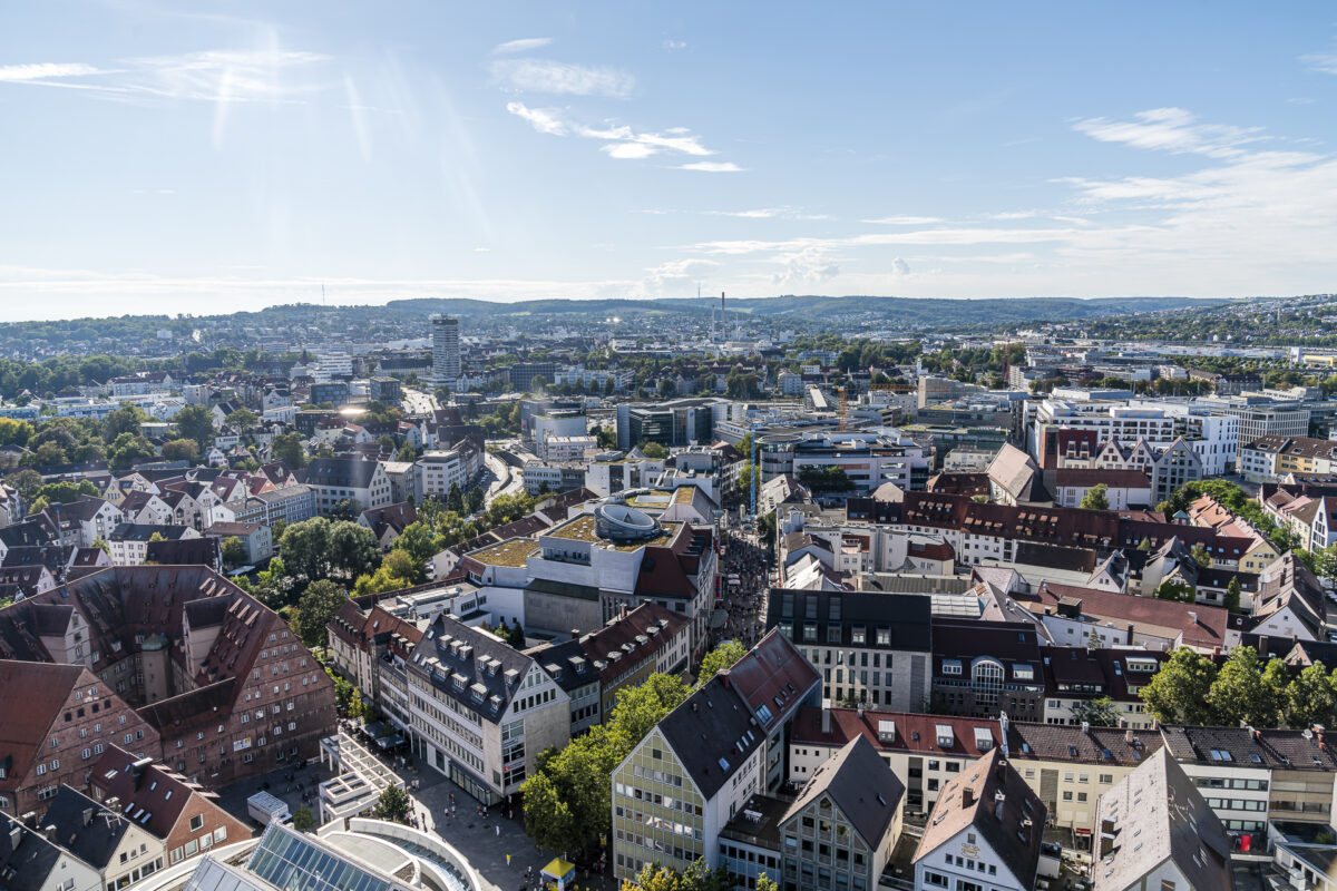 Blick auf Ulm vom Münster