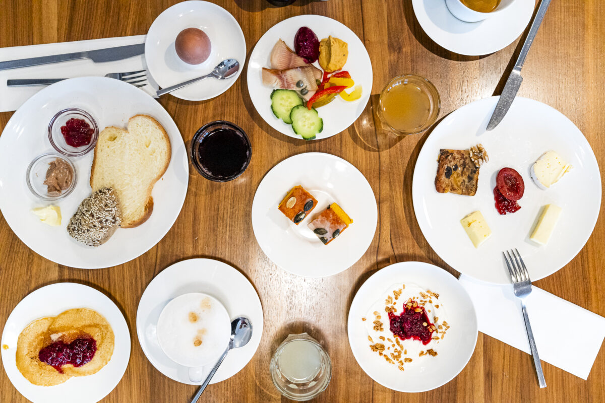 Frühstück im Hotel Heiden