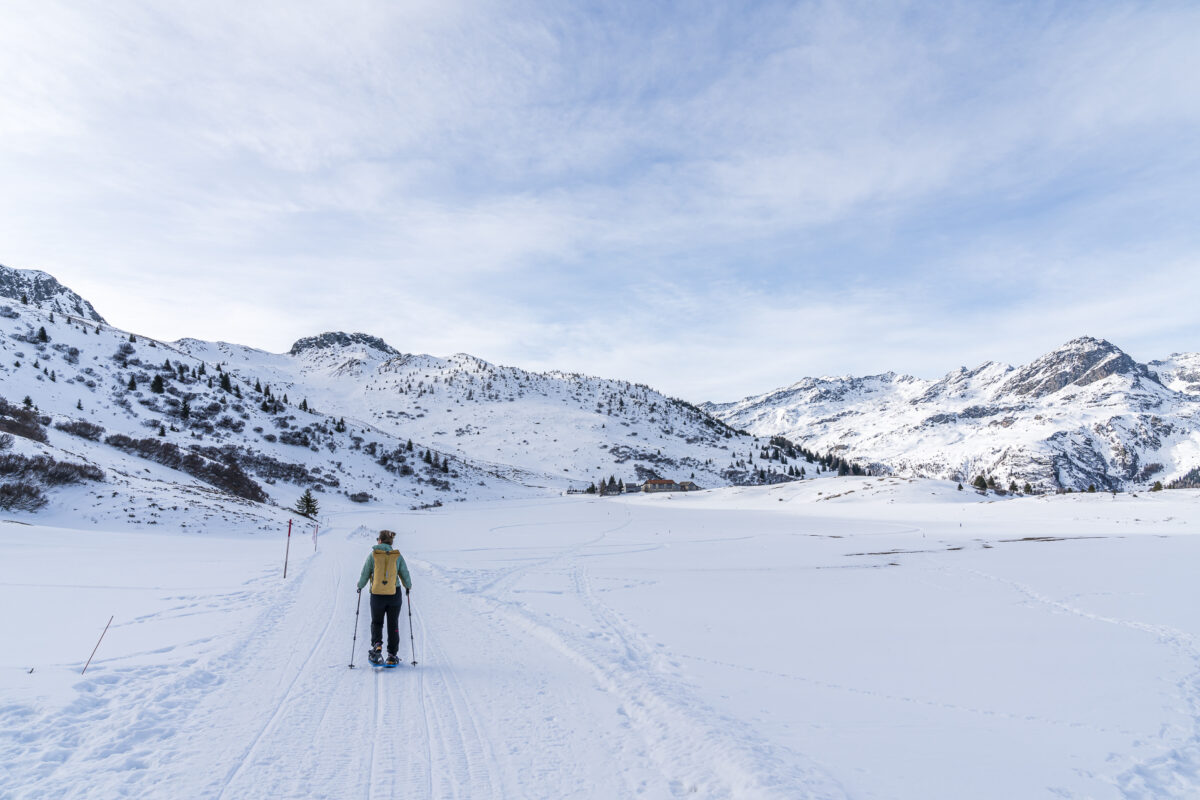 Schneeschuhtour auf der Alp Flix