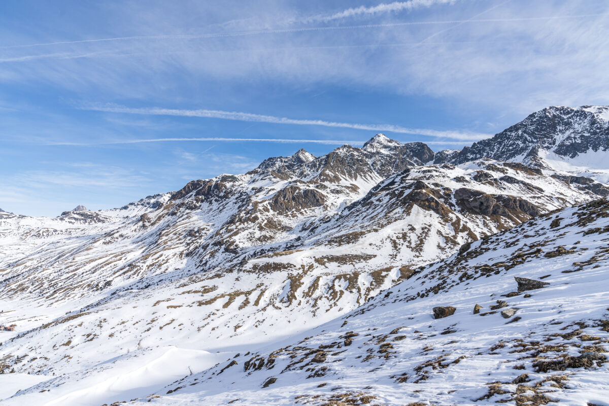 Alp Flix Surses im Winter