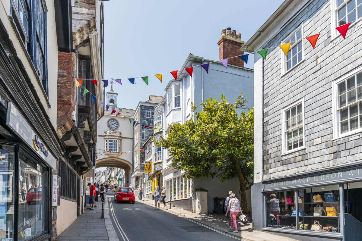 Totnes High Street Devon