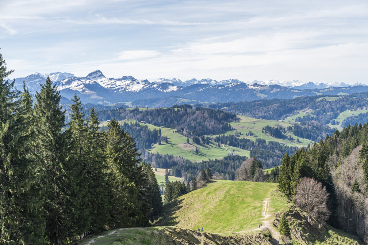 Aussicht vom Bergghaus Hochhamm