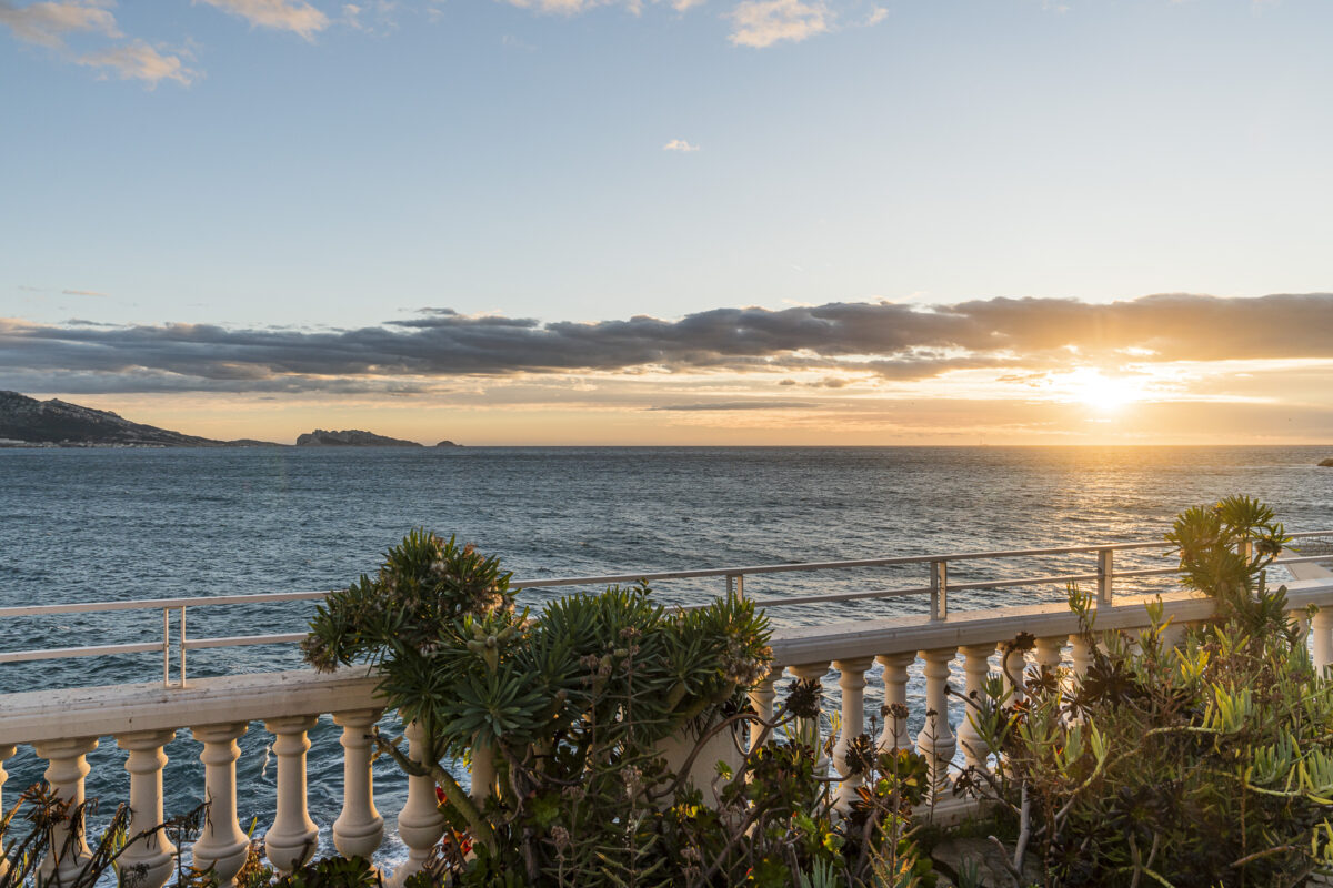 Le petit Nice Passedat Sonnenuntergang