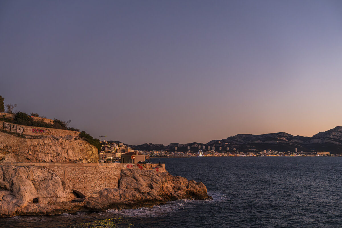 Marseille Sonnenuntergang an der Corniche