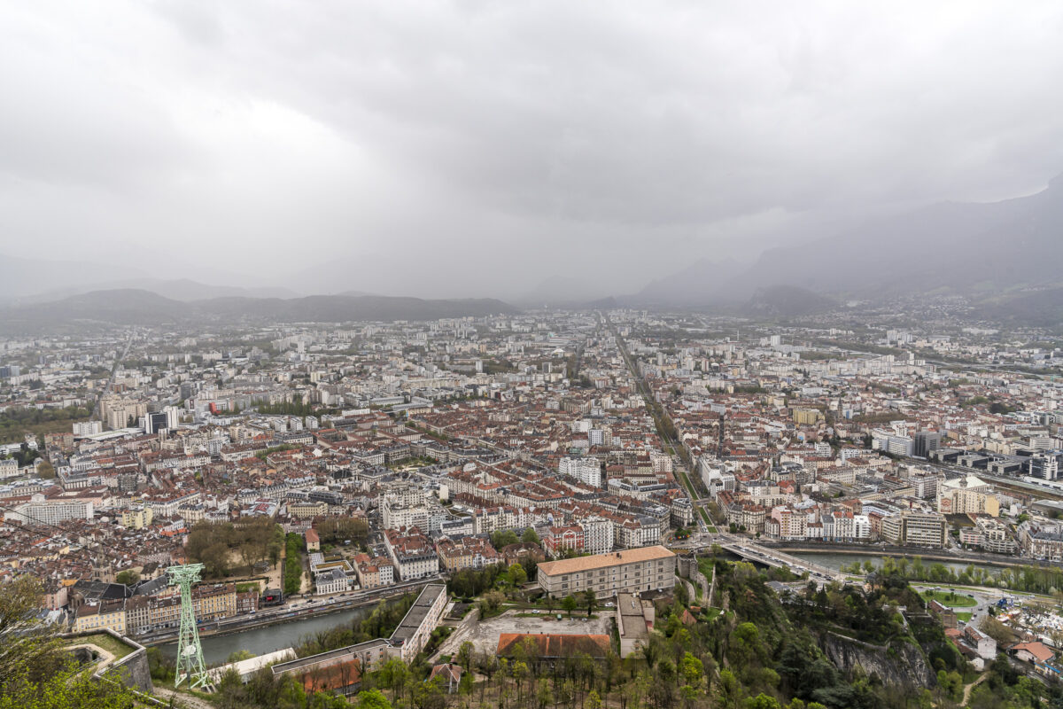 Aussicht über Grenoble