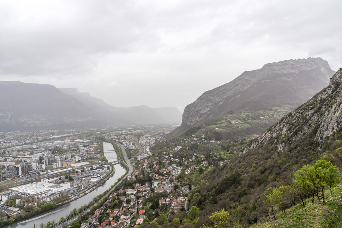 Aussicht von der Bastille Grenoble