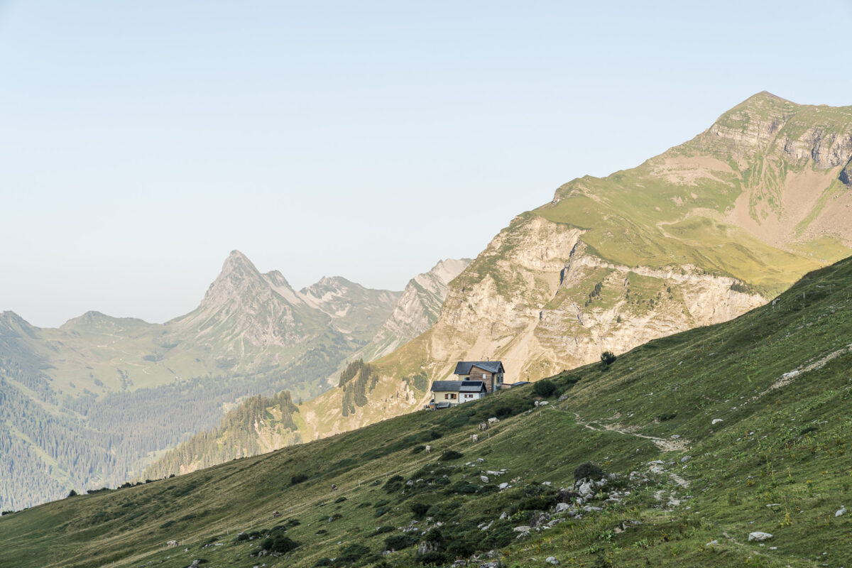Schesaplanahütte im Sommer