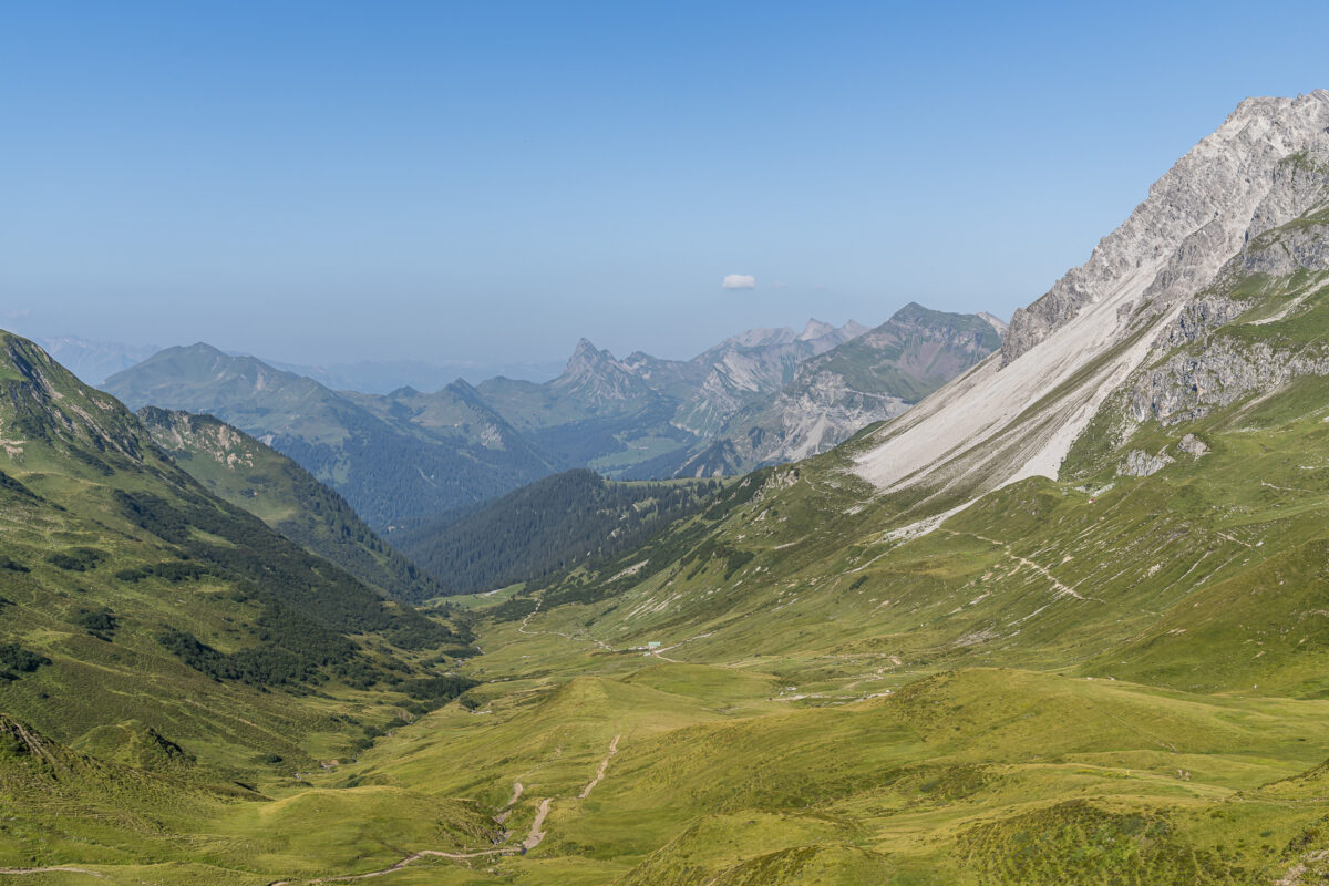 Aussicht auf dem Prättigauer Höhenweg