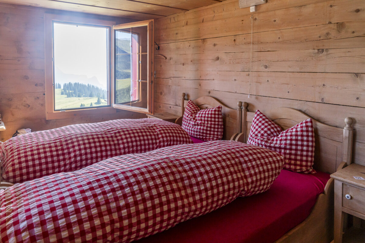 Doppelzimmer auf der Schesaplanahütte