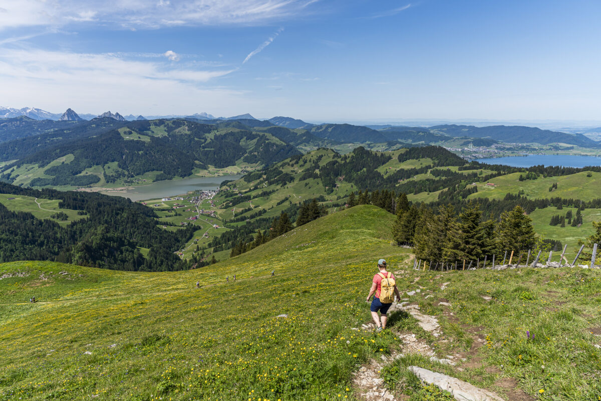 Abstieg vom Chli Aubrig