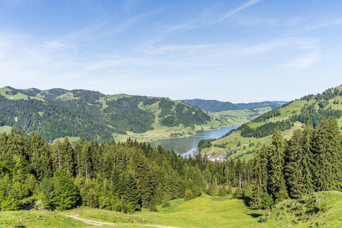 Blick auf den Sihlsee