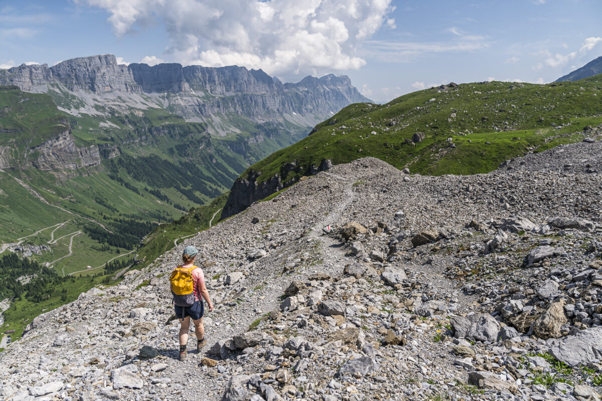 Wanderung auf dem Clariden Höhenweg