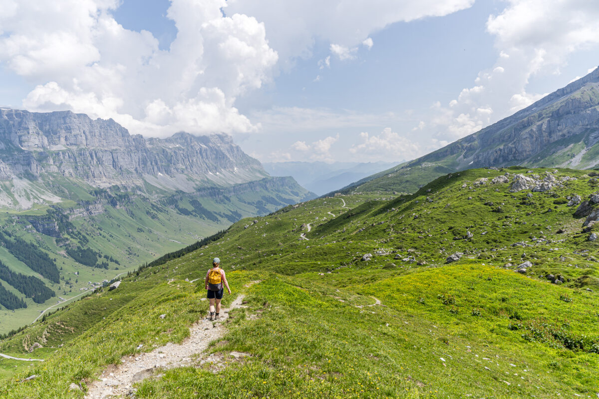 Wanderung auf dem Clariden Höhenweg