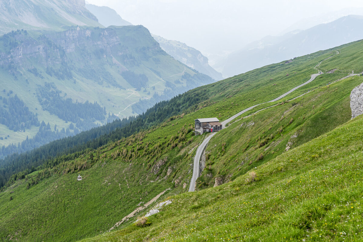 Bergstation Luftseilbahn Fisetengrat