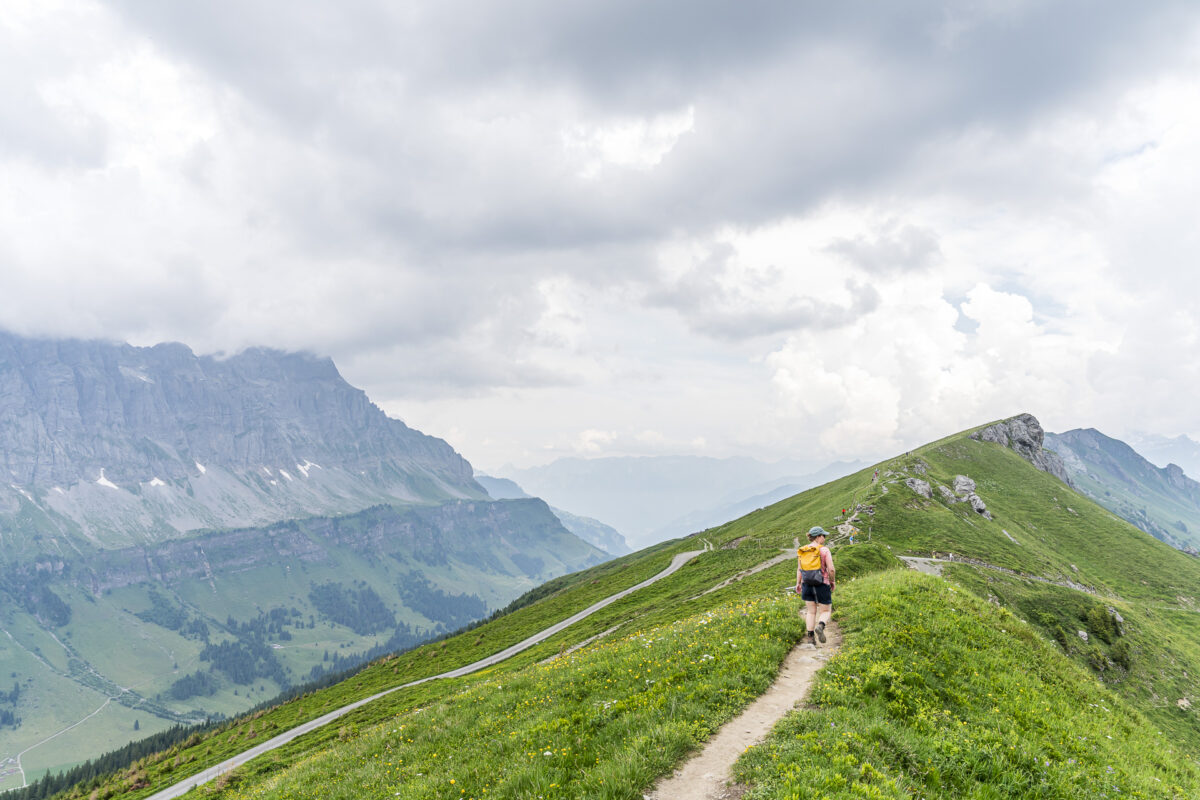 Wanderweg zum Fisetengrat