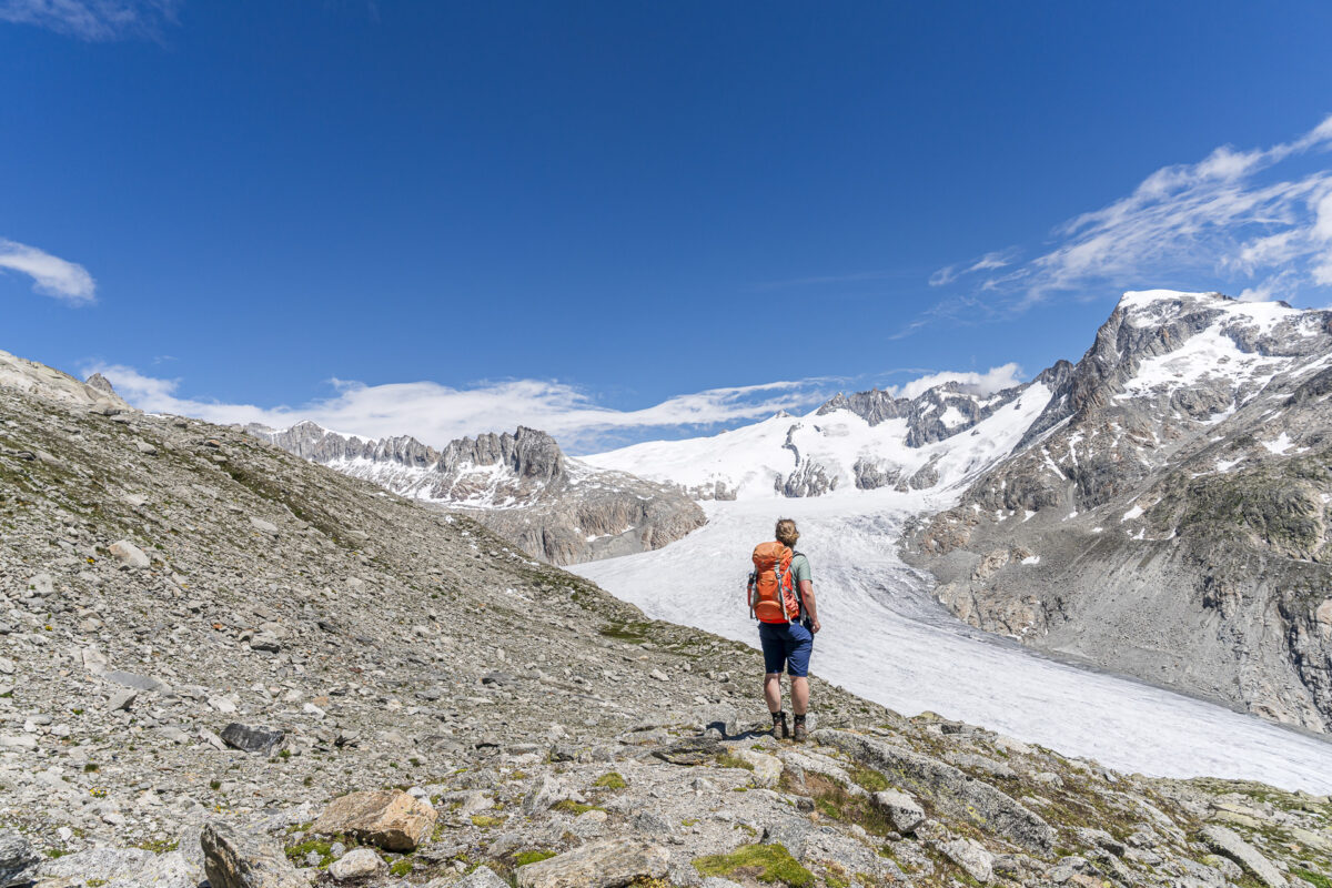 Blick auf den Rhonegletscher