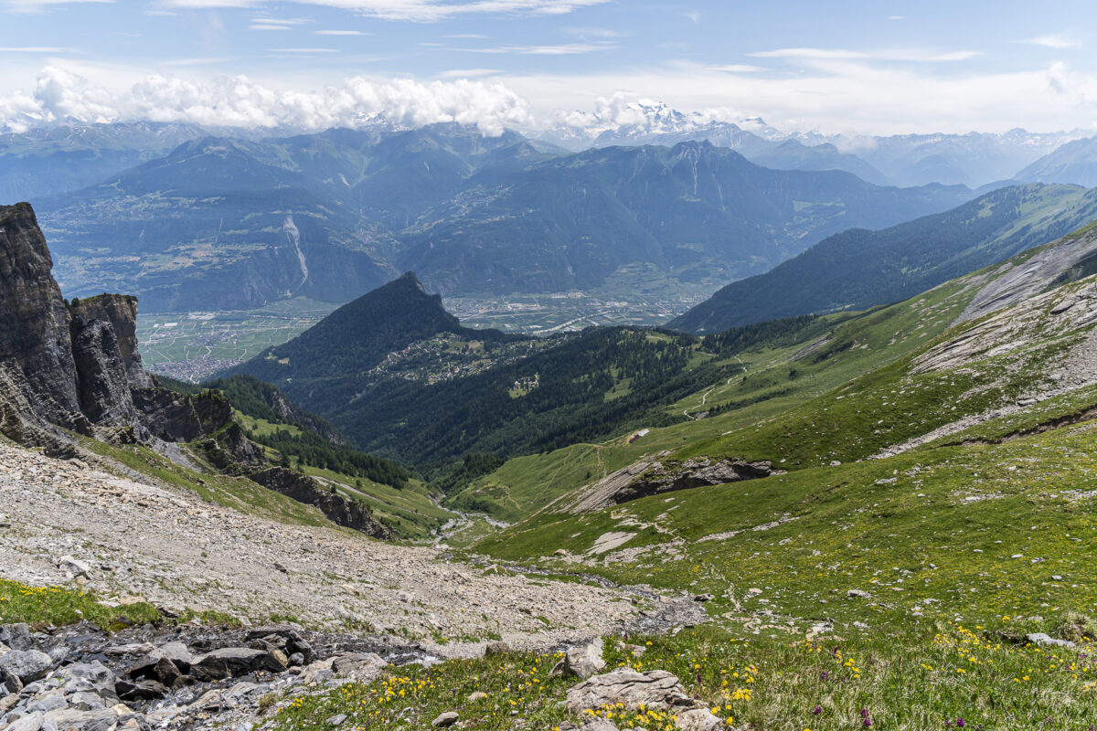Abstieg nach Ovronnaz