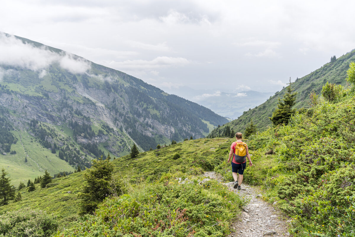 Wanderweg über die Alp Nova
