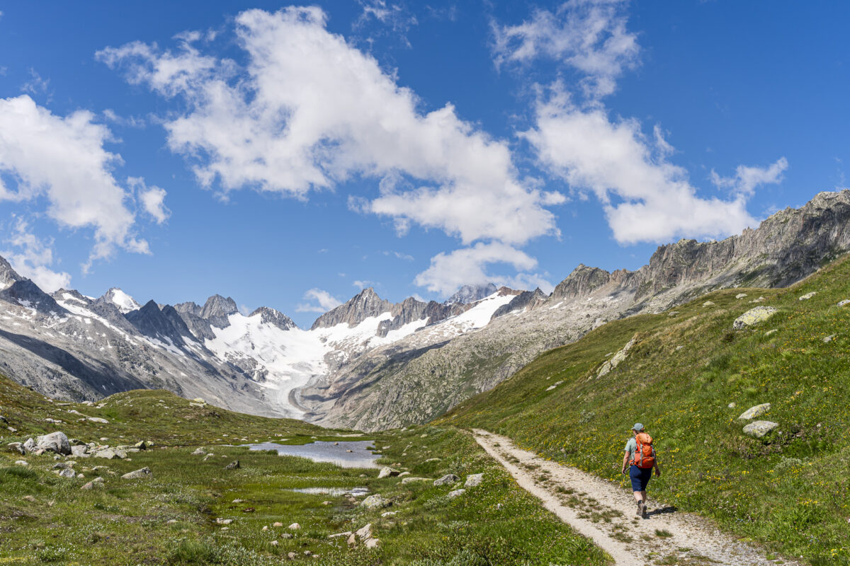 Wanderung auf dem Oberaar Trail