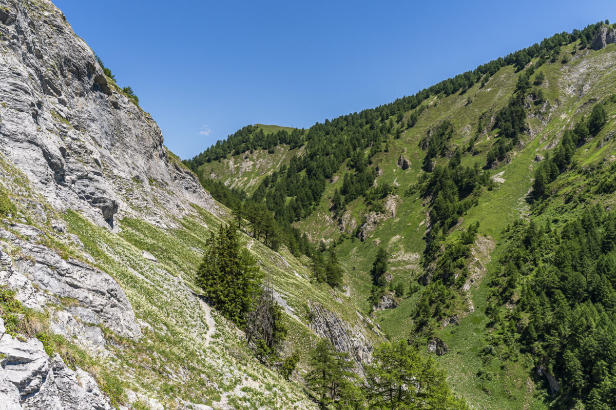 Wanderung Richtung Petit Pre Jorasse