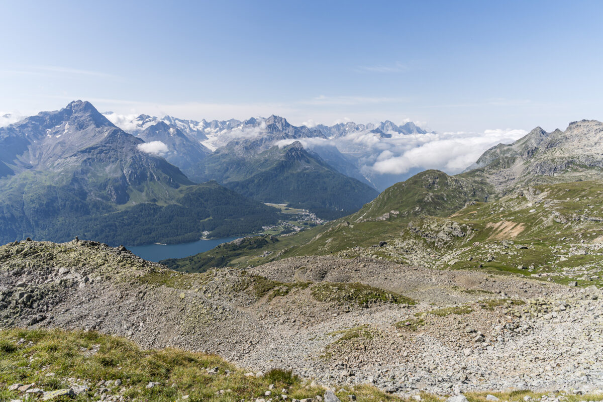 Aussicht vom Fuorcla Grevasalvas