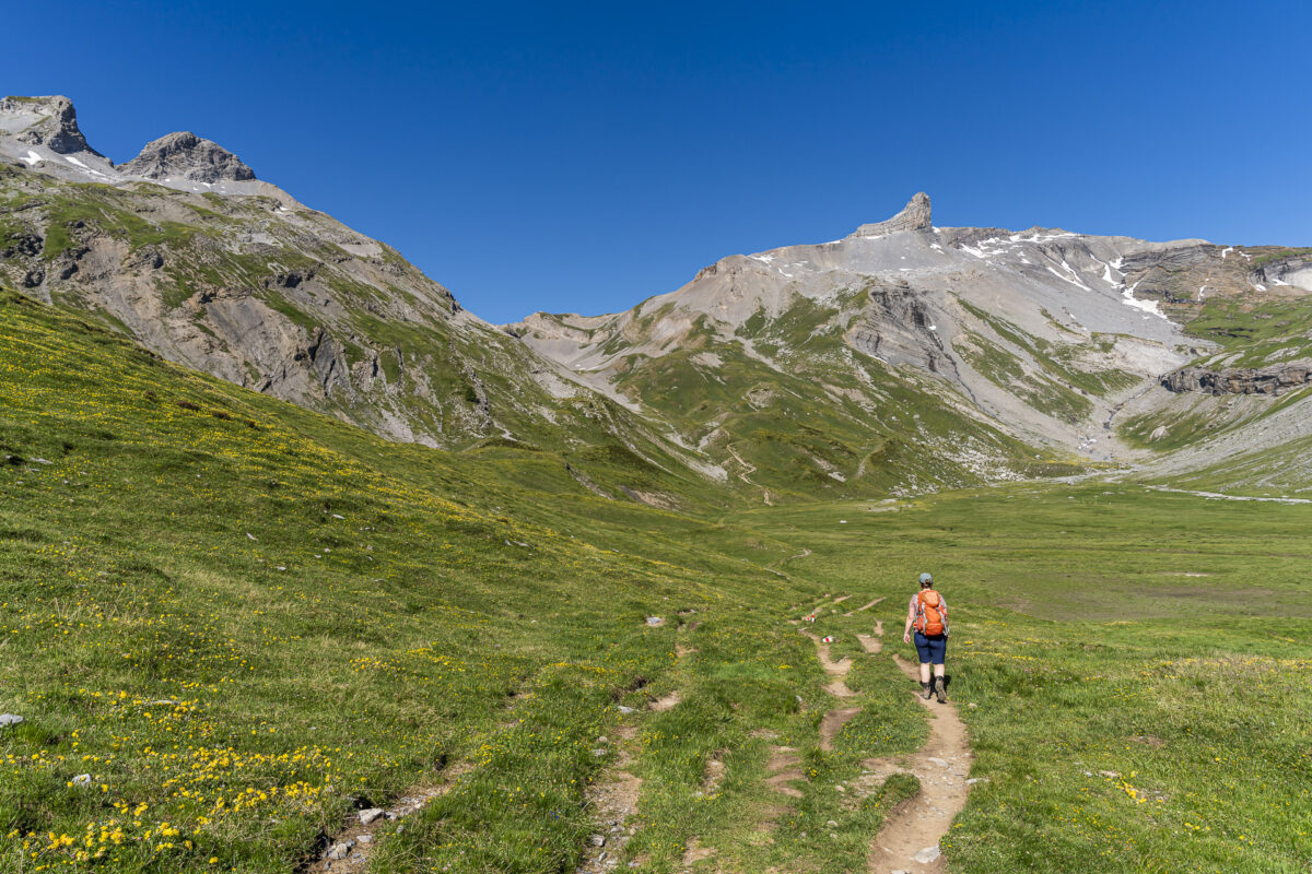 Wanderweg zum Col de Fenestral