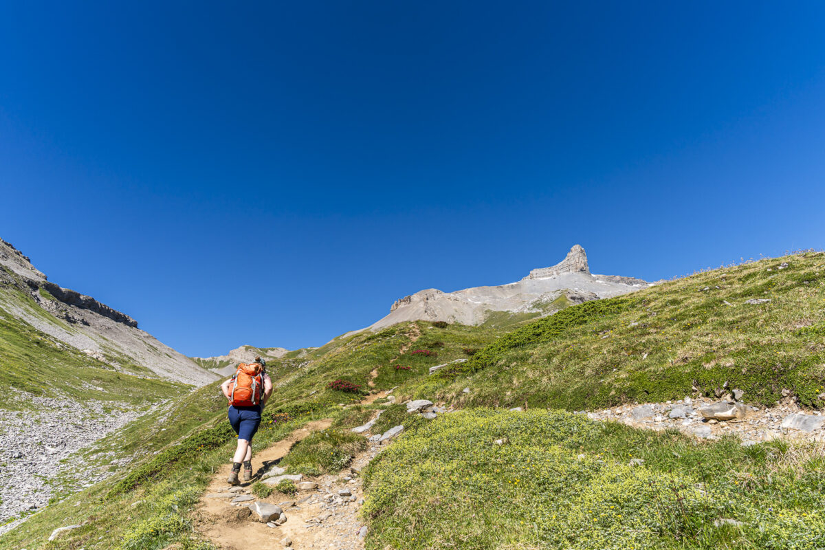 Aufstieg zum Col de Fenestral