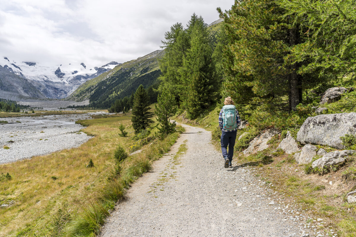 Wanderweg zur Coaz Hütte