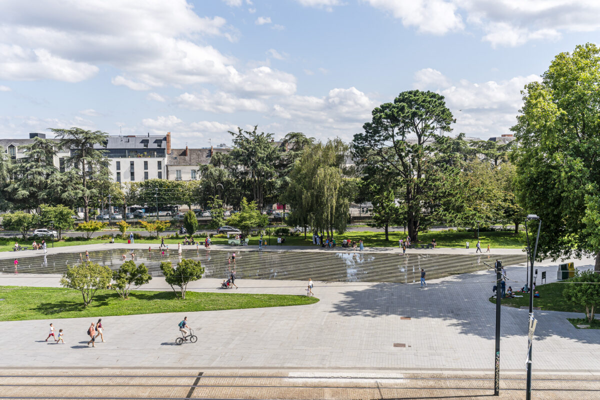 Aussicht auf die Hauptstrasse Nantes