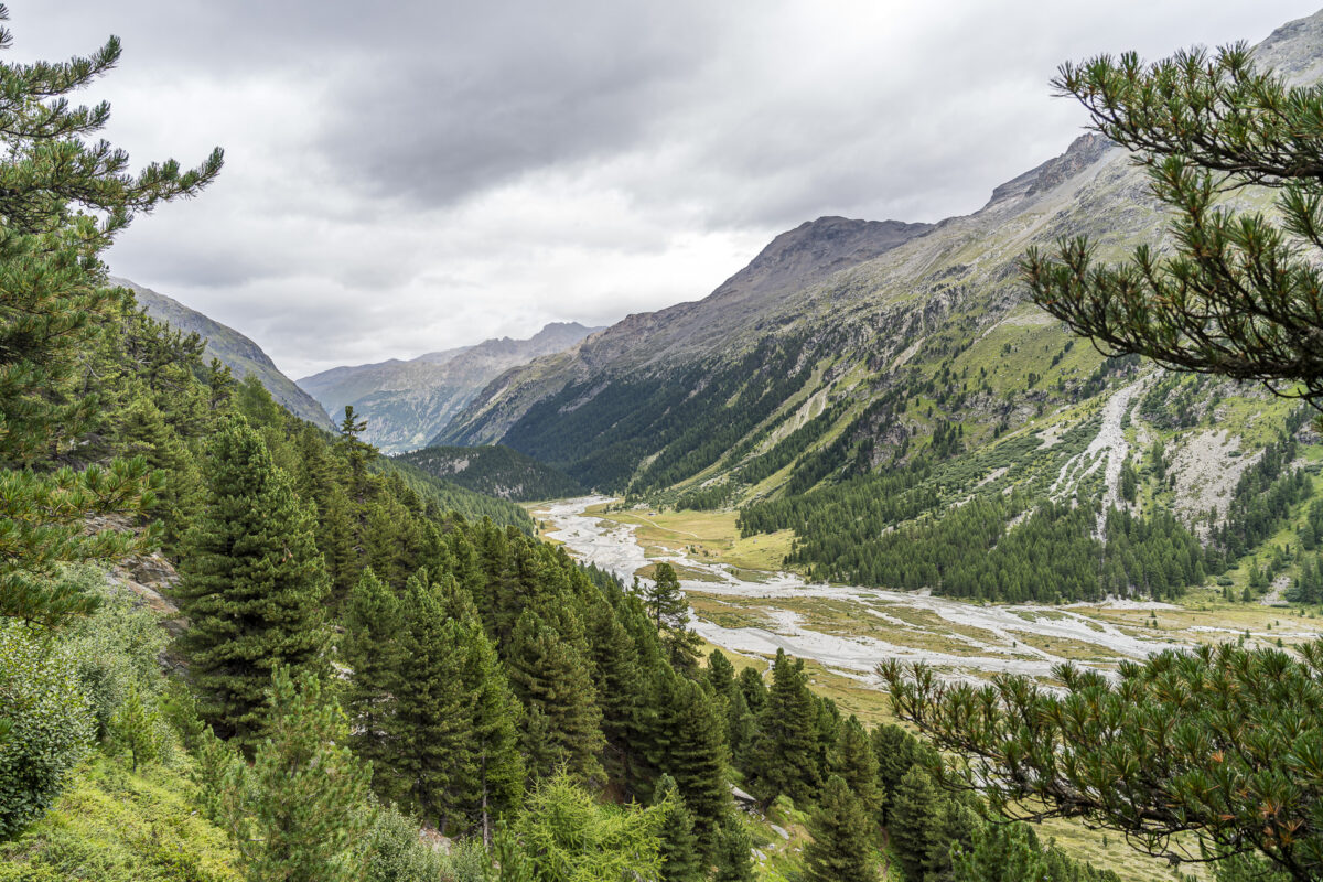Blick ins Val Roseg