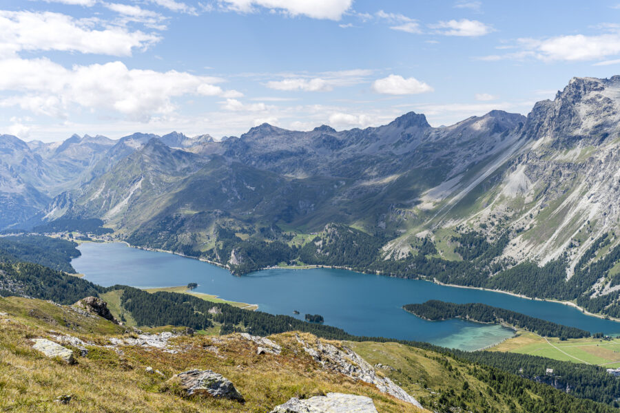 Silsersee Panorama bei Furtschellas