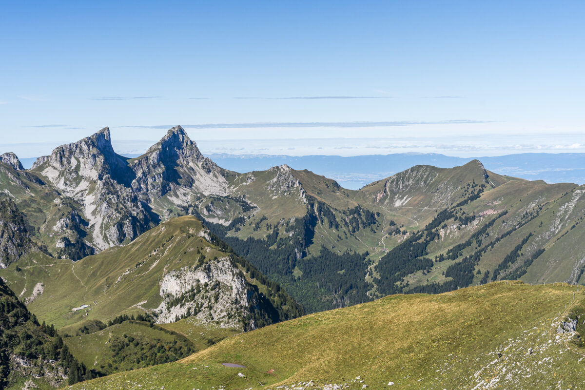 Blick auf Jumelles vom Grammont