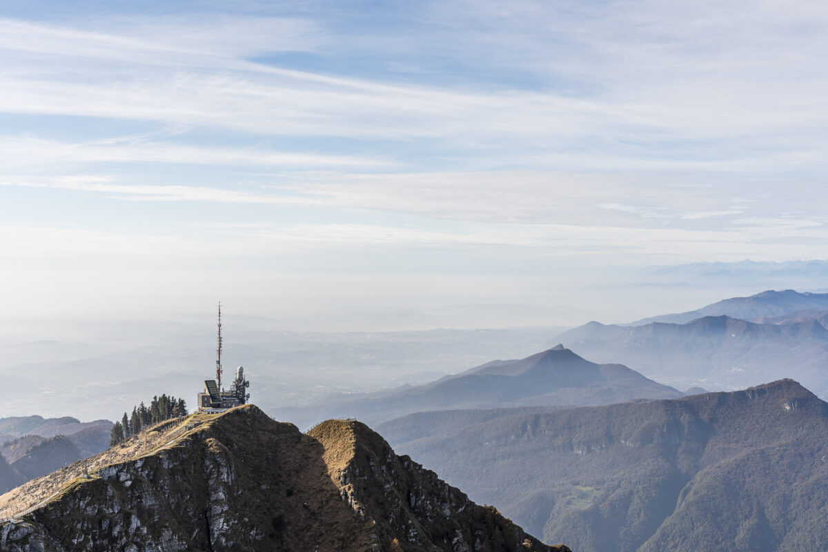 Antenne auf dem Monte Generoso