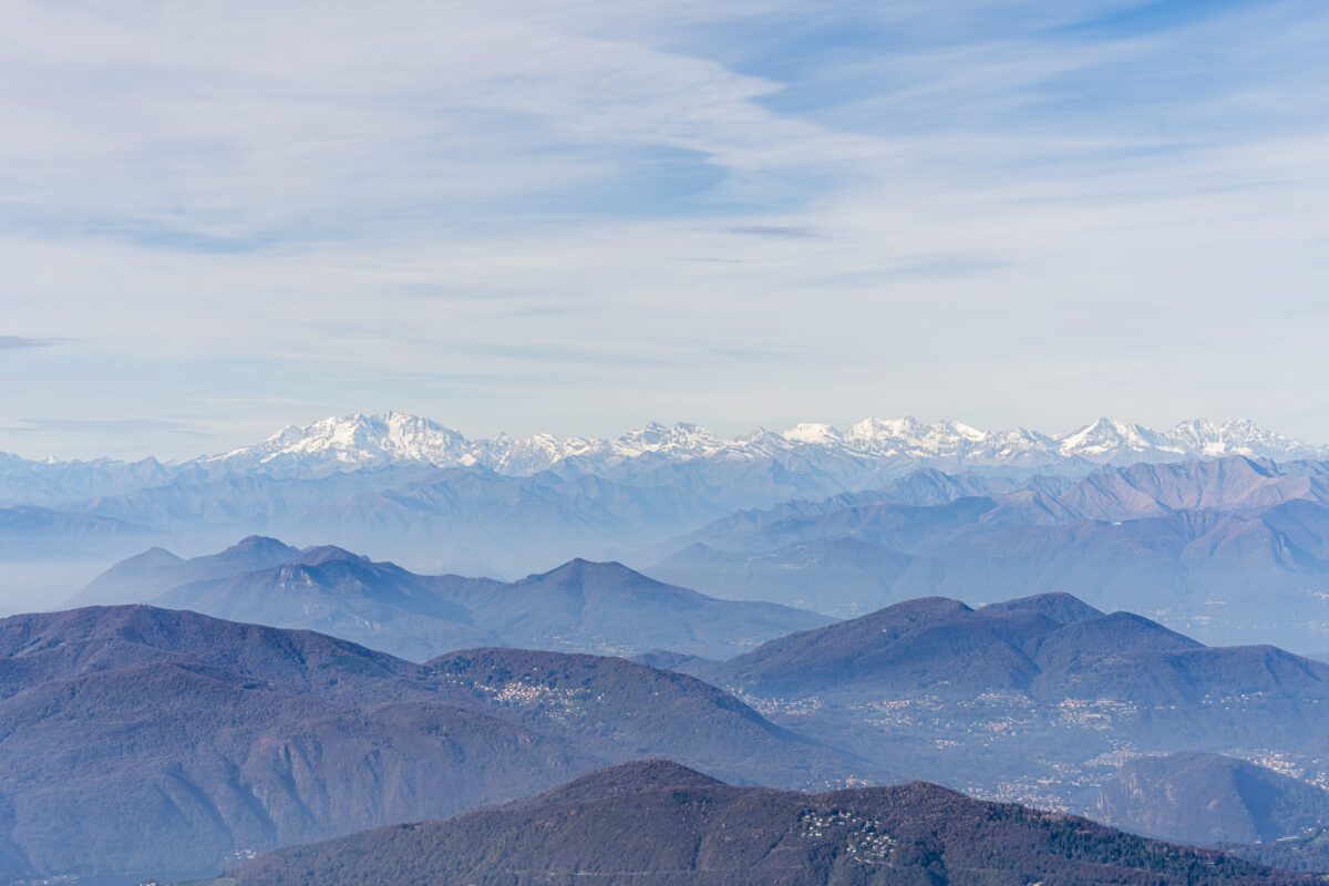 Panorama auf dem Monte Generoso