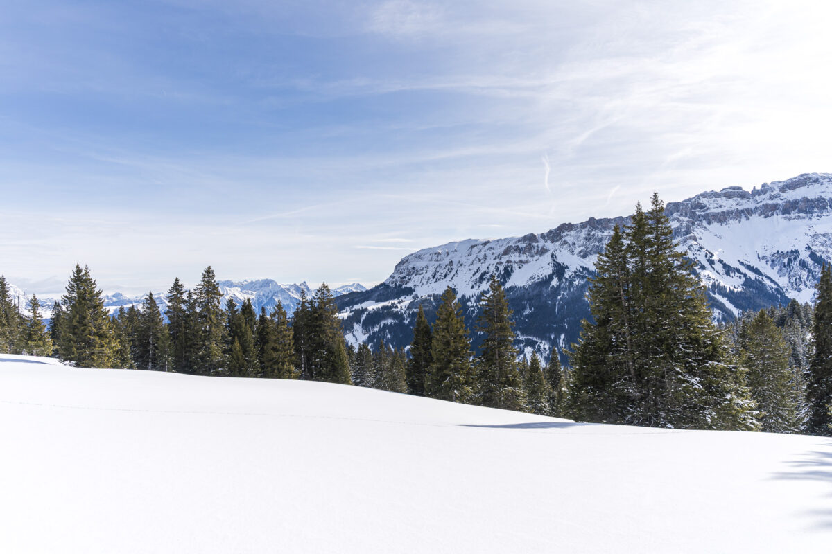 Winterlandschaft in den Flumserberge
