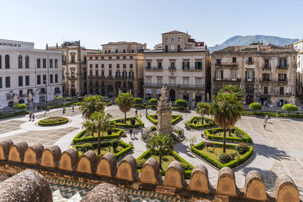 Aussicht von der Kathedrale Palermo