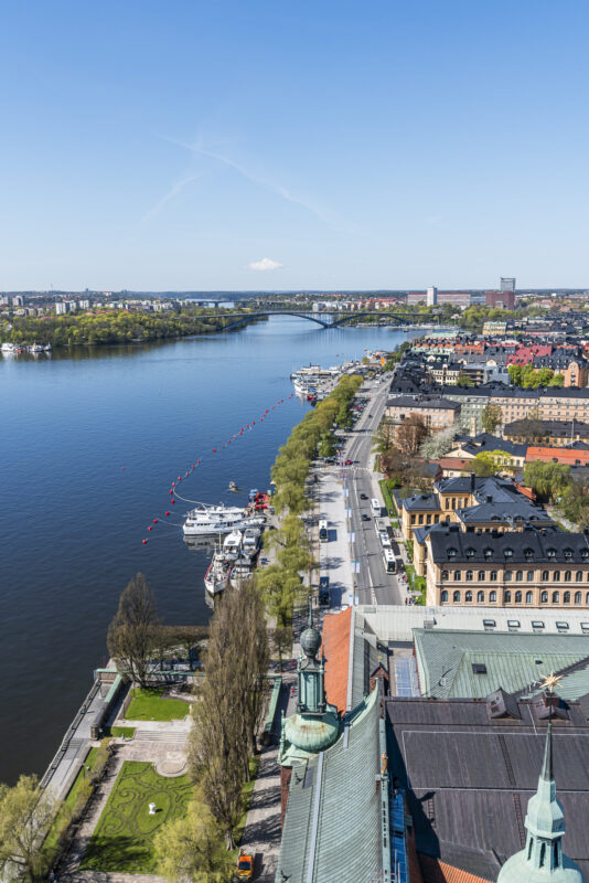 Blick auf Stockholm