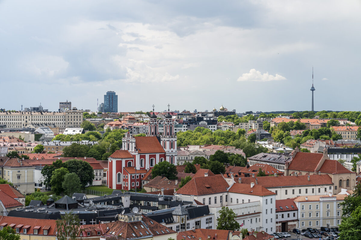 BLick vom Glockenturm der St.-Johannis Kirche Vilnius