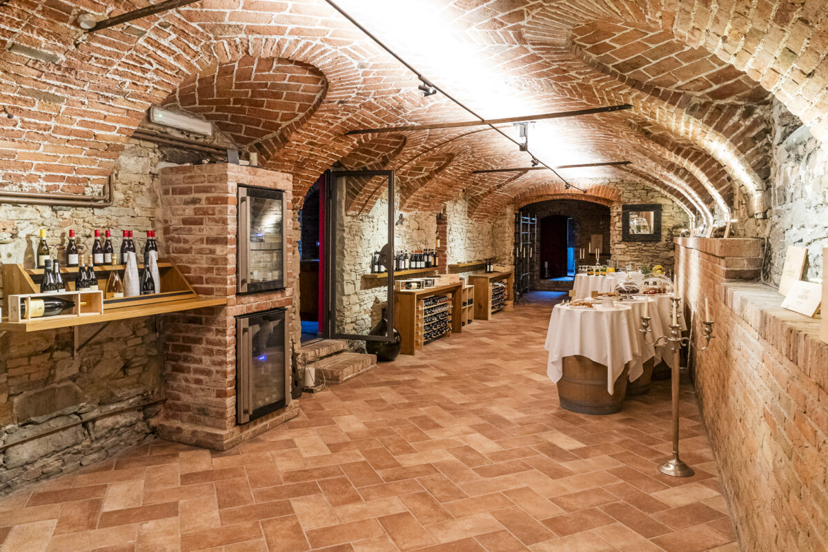 Weinkeller im Giarvino Guest House