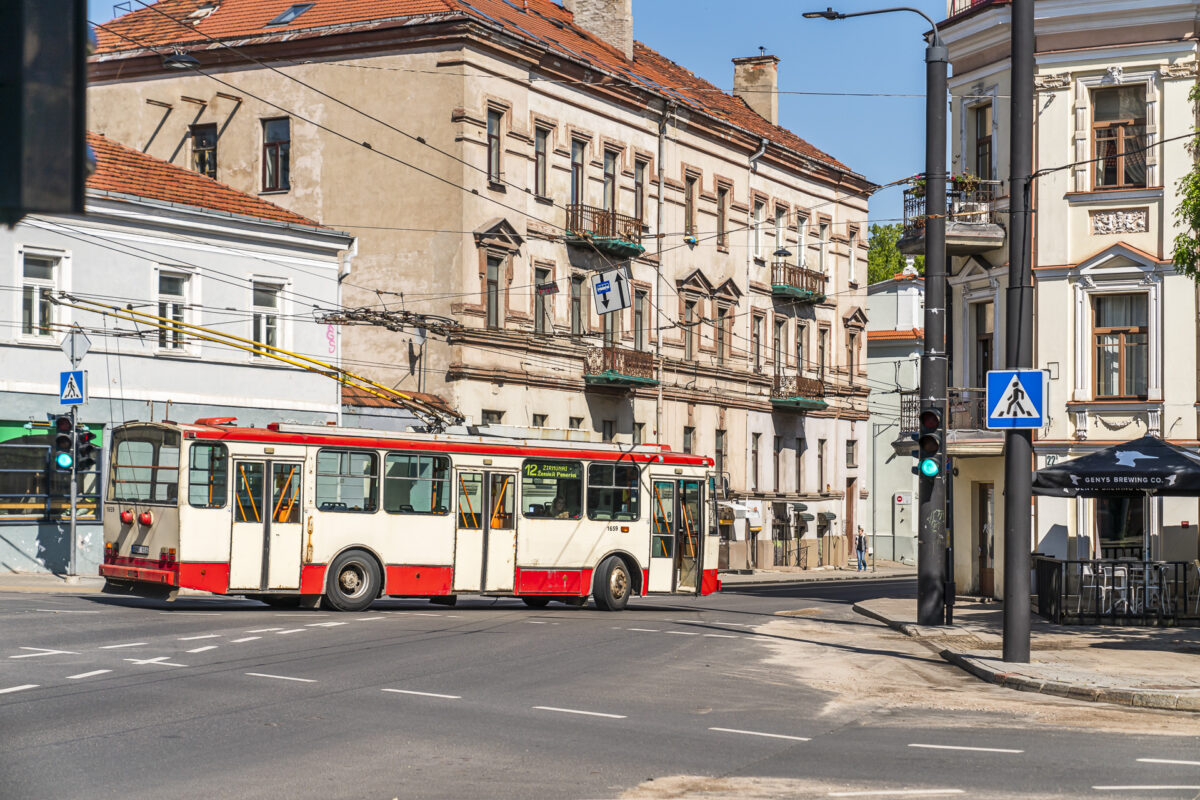 Strassenszene in Vilnius