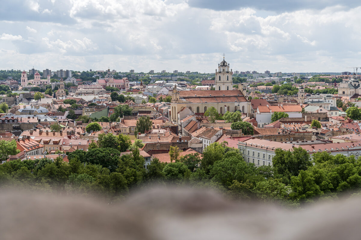 Altstadt von Vilnius vom Gediminas-Turm aus gesehen
