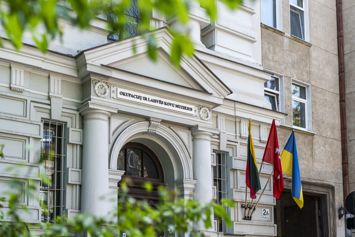Aussenansicht des Museum der Opfer des Genozids in VIlnius