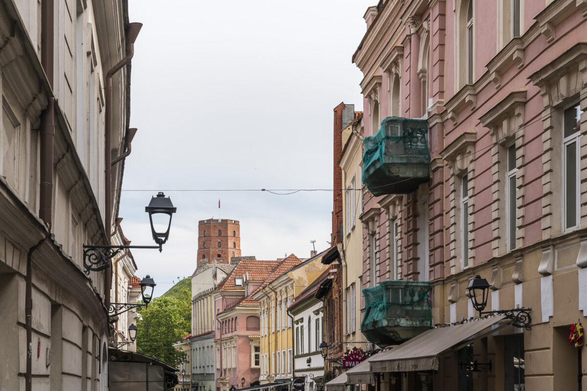 Pilles Strasse in der Altstadt von Vilnius
