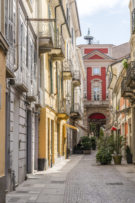 Altstadt von Alessandria im Piemont