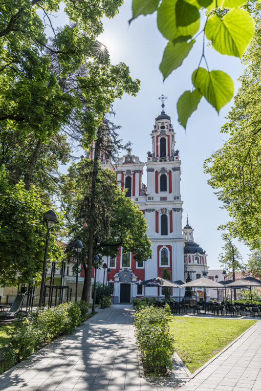 Barocke St. Katharina Kirche in Vilnius